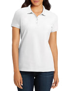 Port Authority Ladies core classic Pique Polo 3XL White