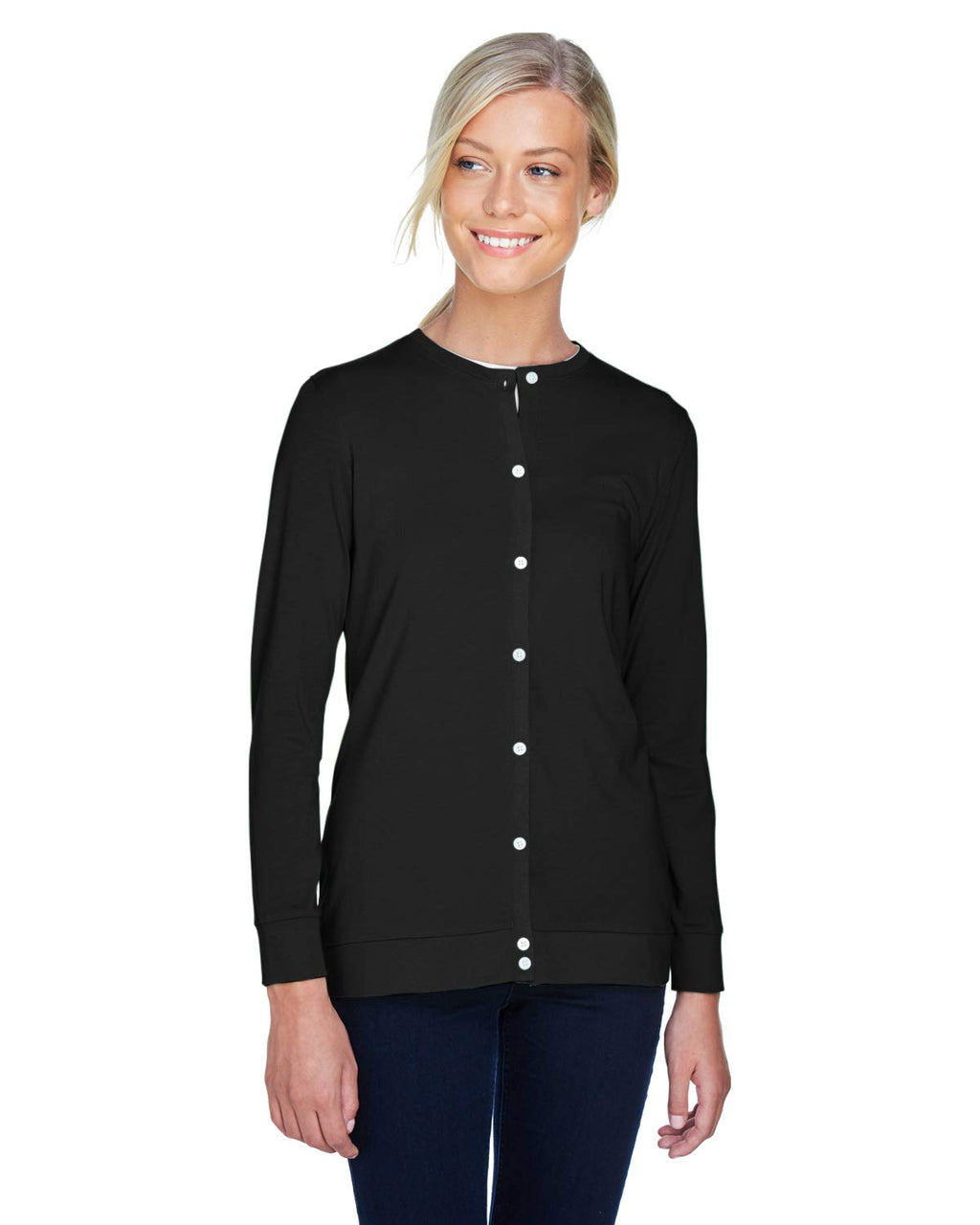 Ladies Perfect FitRibbon cardigan - WHITE - XS(D0102H764WX)