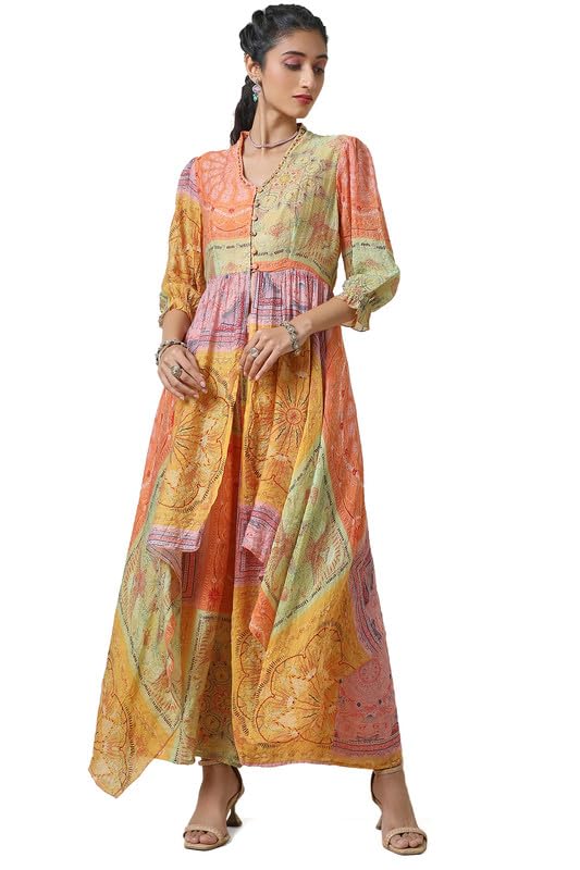 Soch Women Cotton Printed Dress
