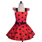 Dressy Daisy Baby Girls Polka Dots Ladybug Dress Up Costume with Accessories Birthday Halloween Christmas Fancy Party Outfit Siz