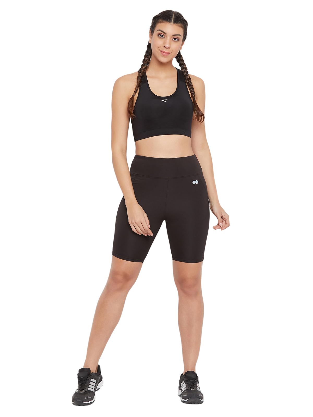 Clovia Womens Boxer Shorts (AB0055P13M_Black_M)