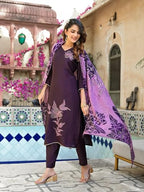 FABNEX Cotton Blend Kurta Set For Women | Women Kurta | Women Kurta Sets Kurtis | Women Kurta Pant Set | Women Kurta Pant Set Wo