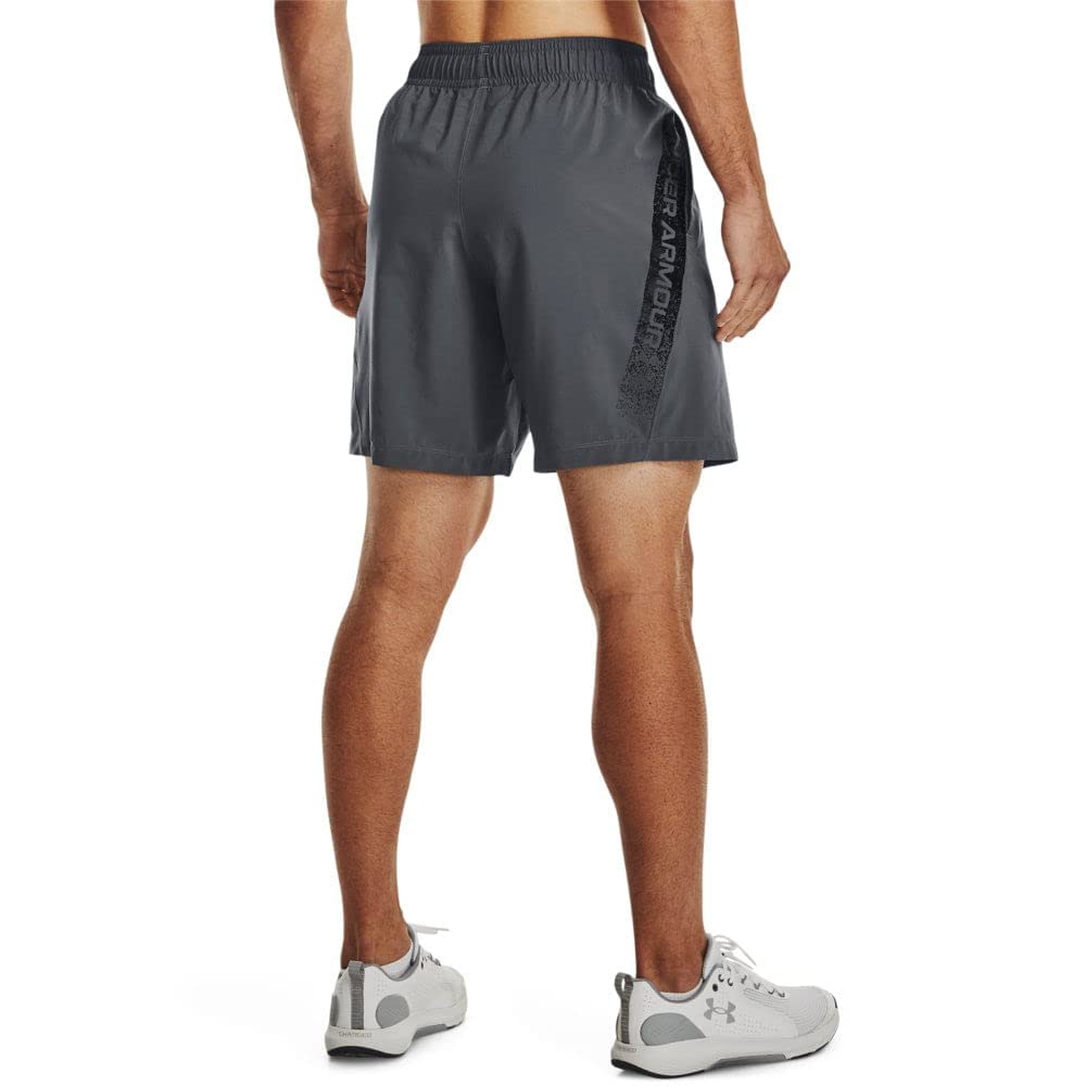 Under Armour Men's Woven Graphic Shorts, (012) / Pitch Gray/Black, XX-Large