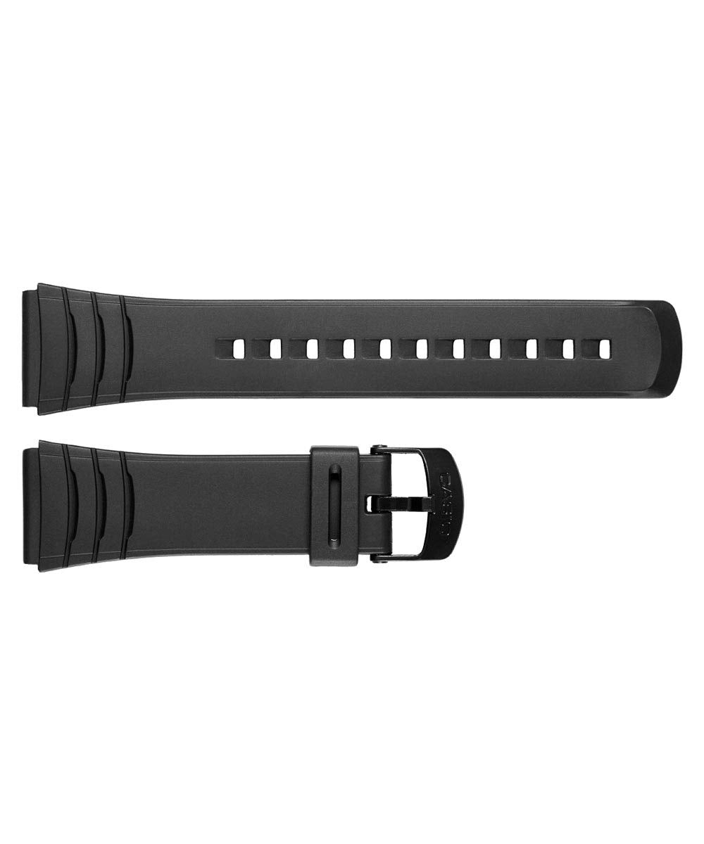 Casio 10169264 Genuine Factory Replacement Resin Watch Band fits DBC-32-1A DBC-32-9A DBC-32C-1 DBC-32C-1B,Black