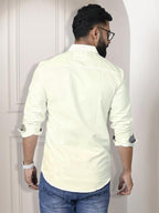 Tee Projekt Mens Long Sleeve Button Down Shirt for Men Collared Casual Formal Soild Shirt