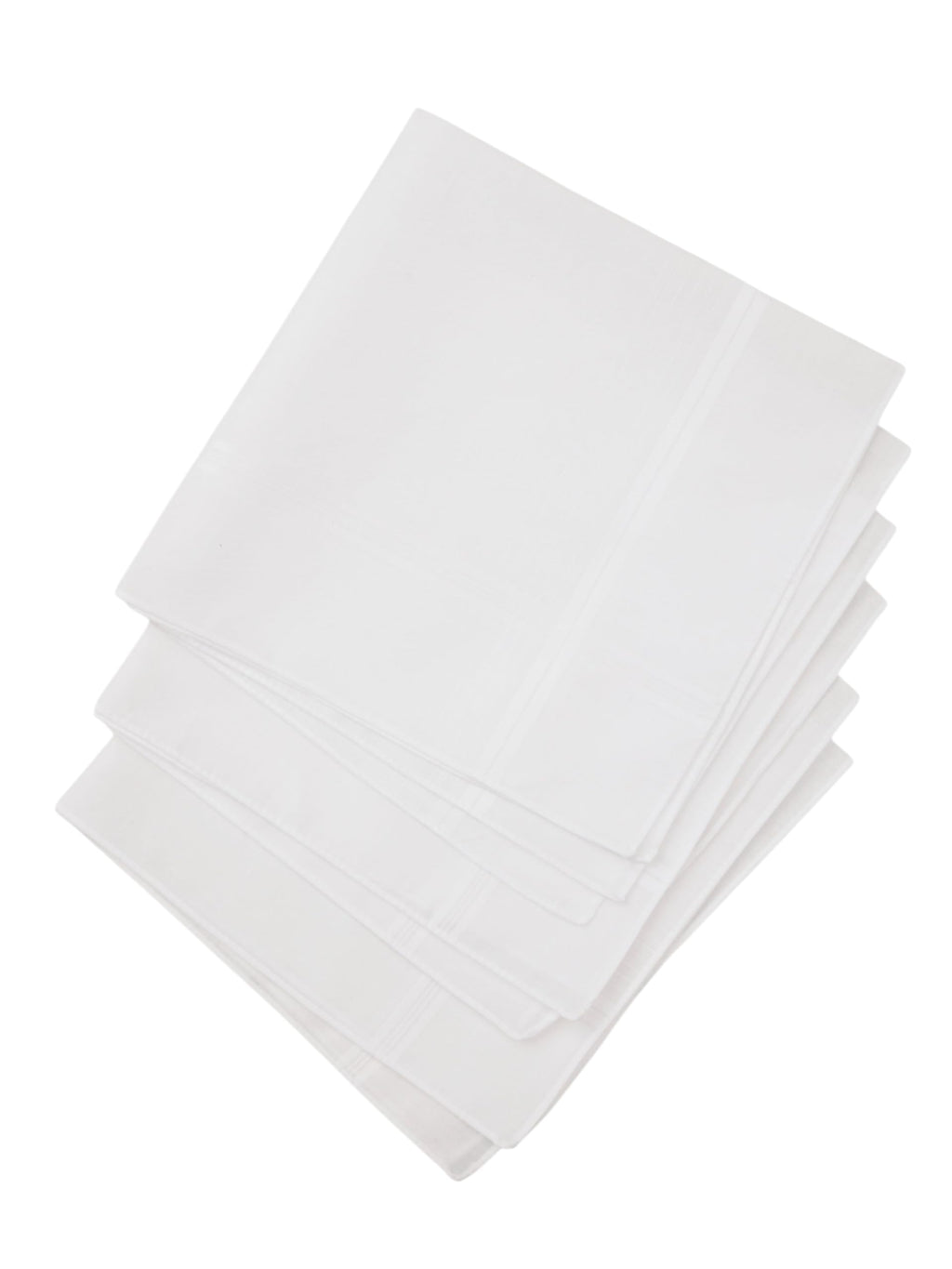 Manyavar Mens Pure Cotton Handkerchief (White)
