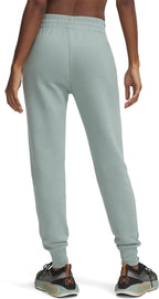 Under Armour Women's Standard Rival Fleece Joggers, Silica Green/White