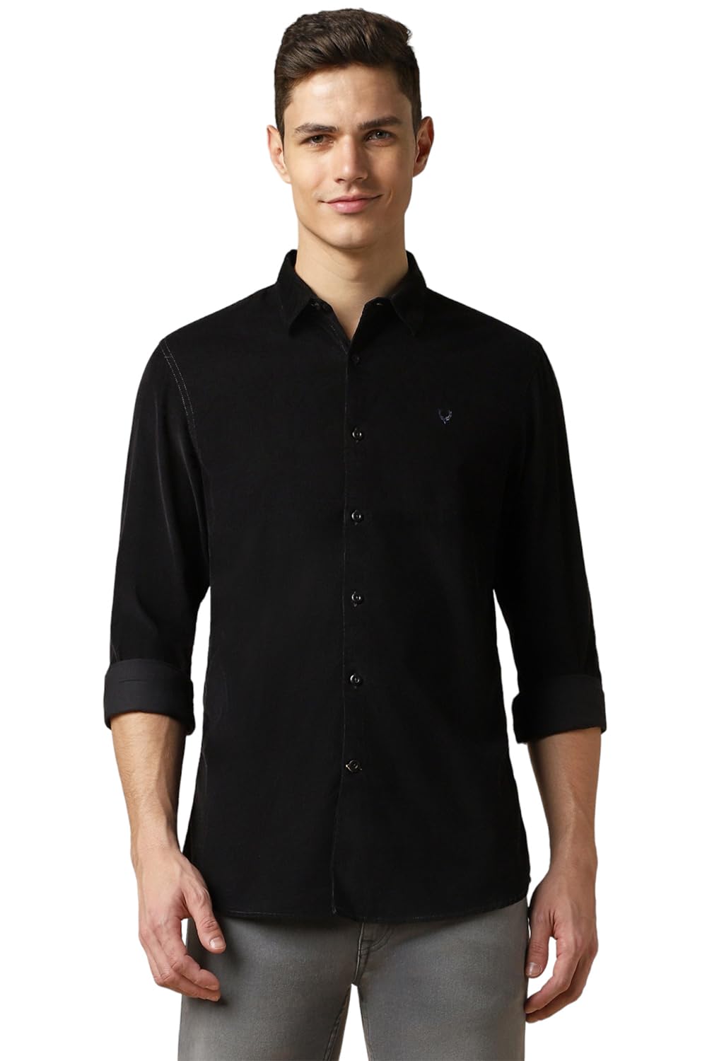 Allen Solly Men Solid Casual Full Sleeve Shirt