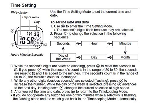 Casio Illuminator Stainless Steel Quartz Watch with Resin Strap, Blue/Yellow, 23.7 (Model: F-108WH-2A2CF)