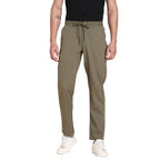 Dennis Lingo Slim Fit Solid Light Olive Chino for Men