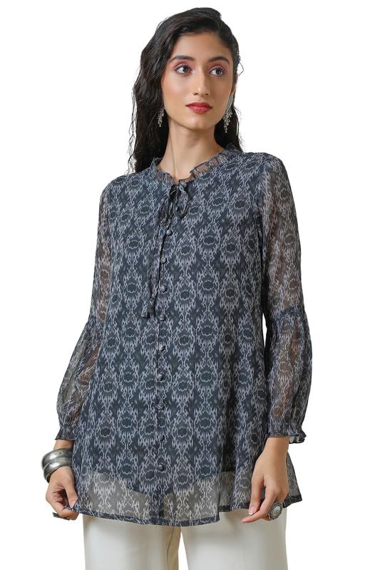 Soch Women Chiffon Ikat Blouse