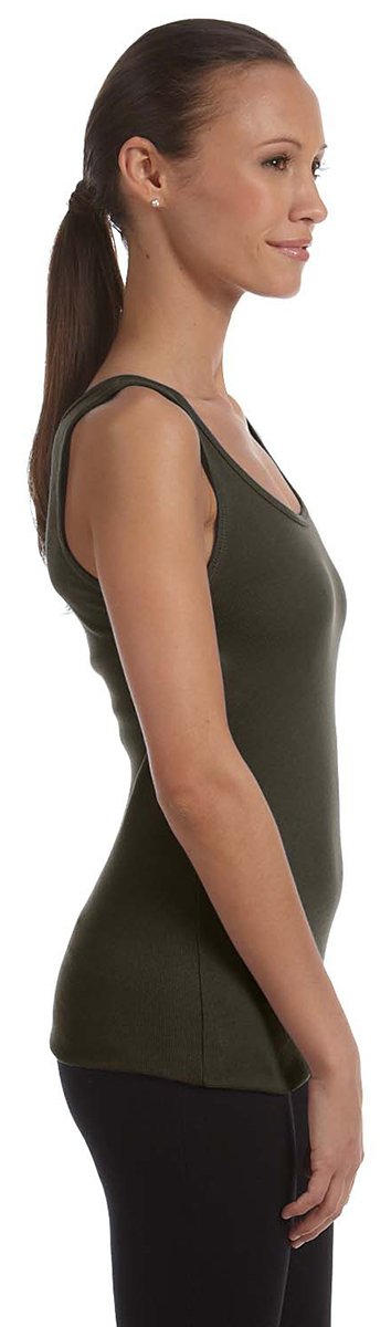 Ladies Baby Rib Tank - BLAcK - S(D0102H78M4T)