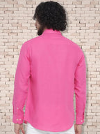 Tee Projekt Cotton Spread Collar Long Sleeve Shirt for Men Formal Shirt Casual Men Shirt