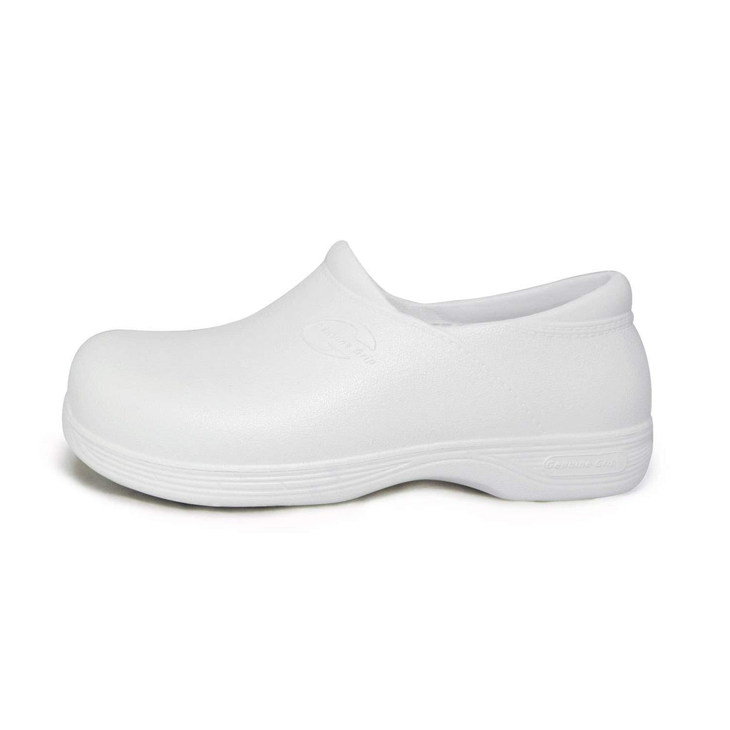 Genuine Grip 3805-14M Mens Slip-Resistant Injection Clogs  White - Size 14