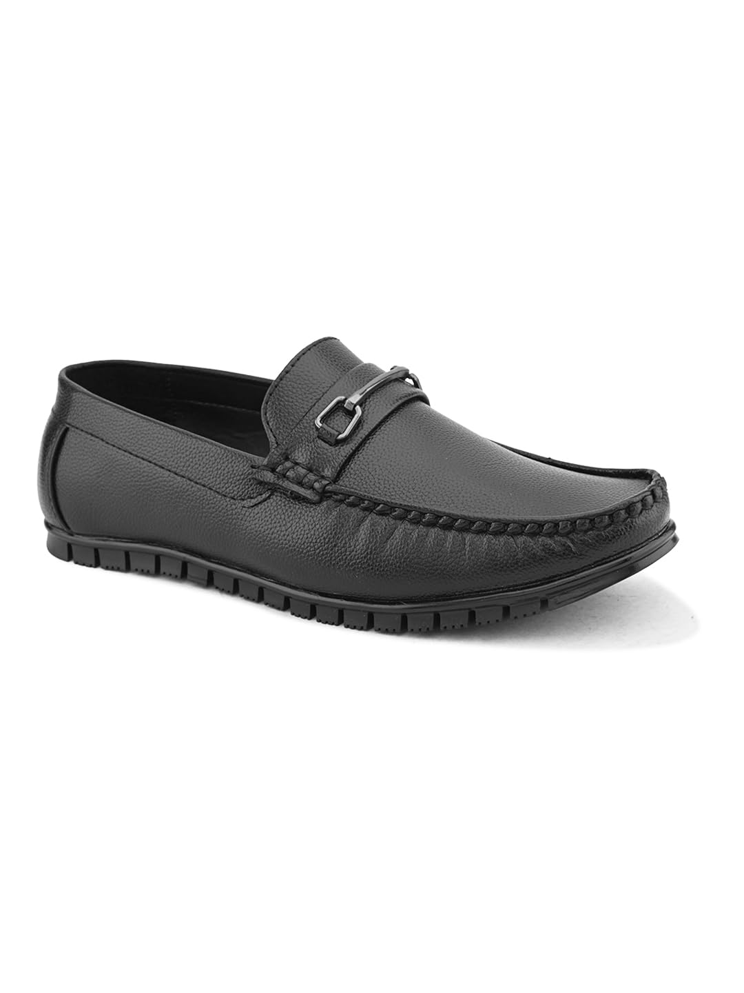 Prolific Mens Horsebit Formal Loafer Shoes | with Extra Cushioning Black 9