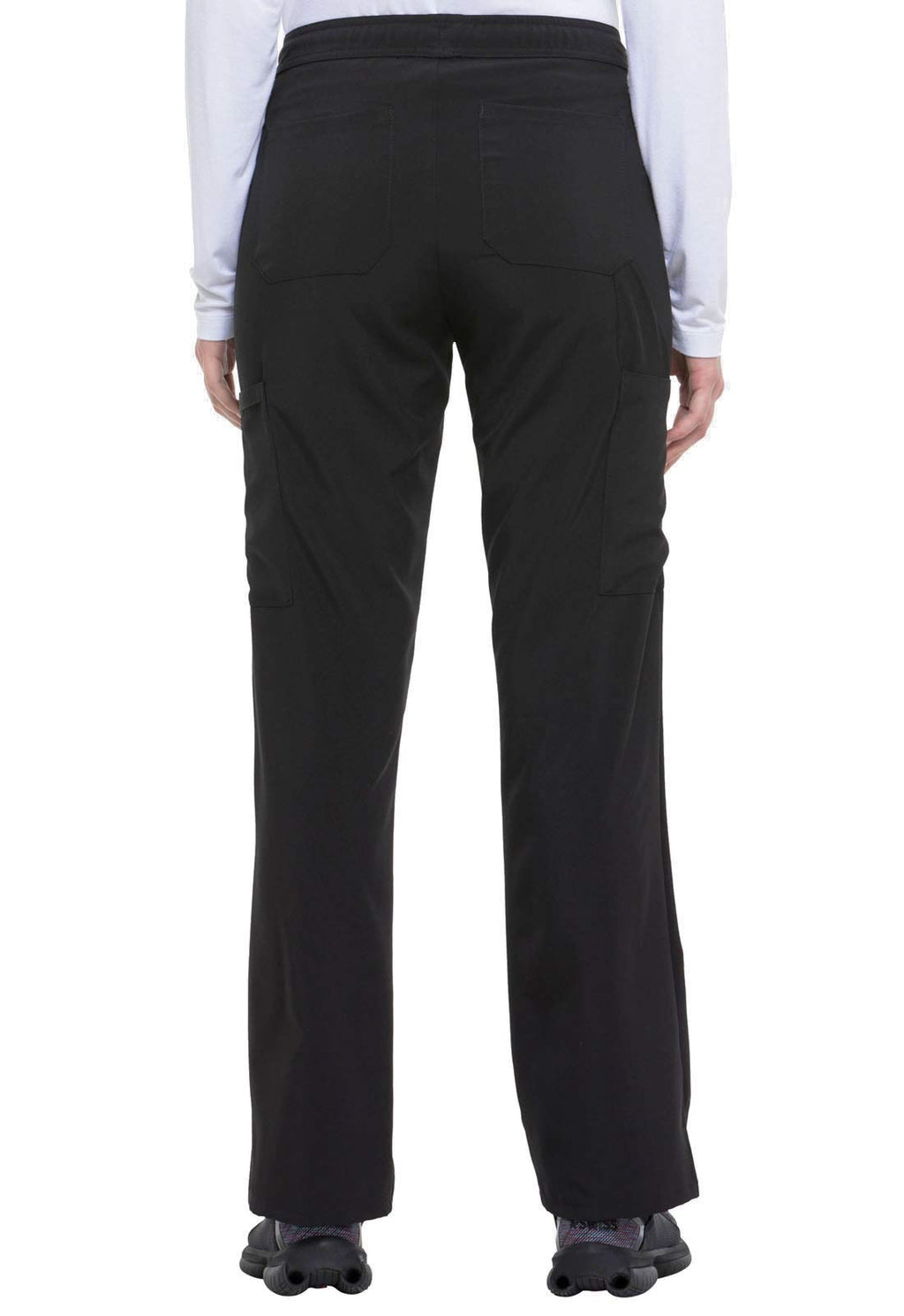 Dickies EDS Essentials Scrubs for Women, Drawstring Cargo Scrub Pants with Four-Way Stretch and Moisture Wicking DK010P, XS Peti