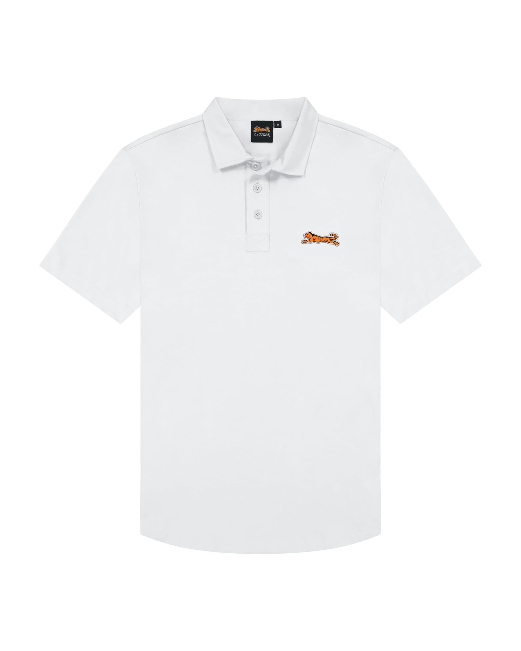 Classic Cotton Polo Shirt - White by Le Tigre for Men - 1 Pc Shirt (XXL)