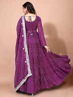 Fashion Basket Georgette Anarkali Kurta Set For Women
