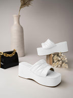 Shoetopia Retro Style Platform Heels