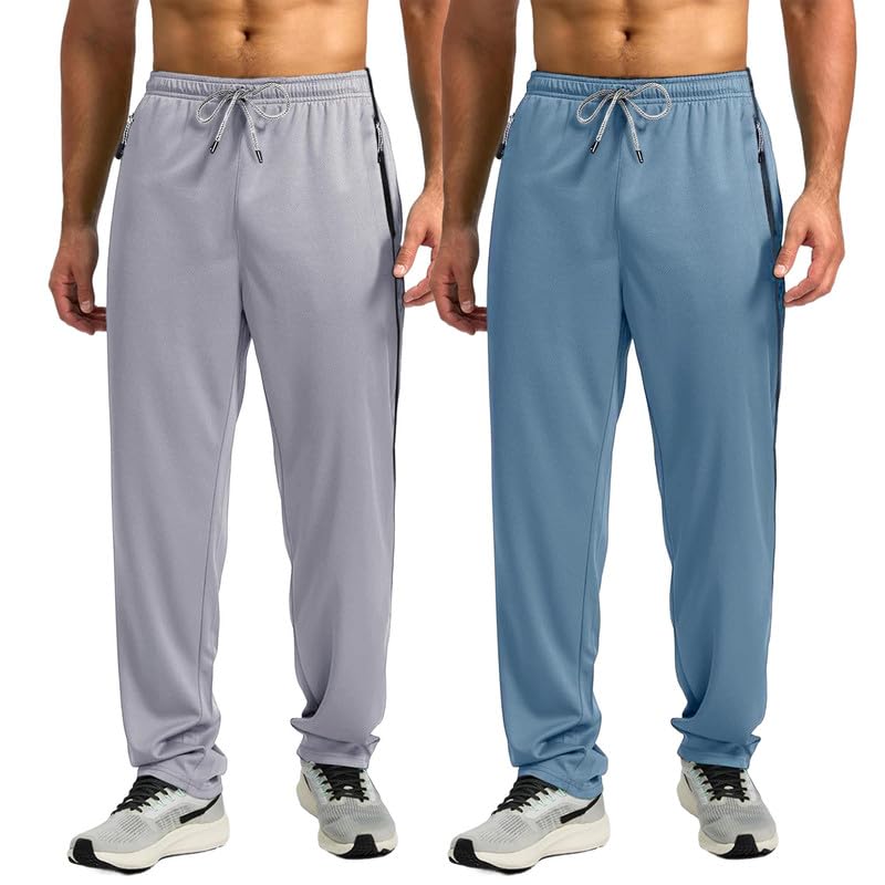 Pinkmint MenS Combo Track Pant L Spendex Pocket Regular Track Pant L Stylish Sports & Gym Wear (Pack Of 2)