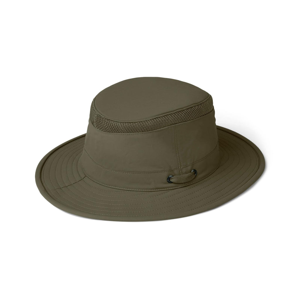 Tilley mens Ltm5 Airflo Medium Brim Recycled Sun Hat, Olive, 7.875 US