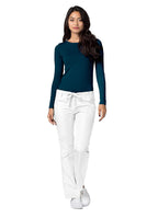 Adar Underscrubs for Women 2 Pack - Long Sleeve Underscrub Comfort Tee - 2902 - Caribbean Blue - L