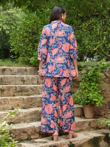 Greciilooks Women Rayon Blend Ethnic Wear Kurta Co-Ord Set (Gl-K-W1728&Tr819-3Xl Peach)