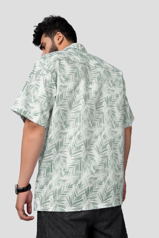 Brown Culture Shirt For Men, Solid Half Sleeves Shirt