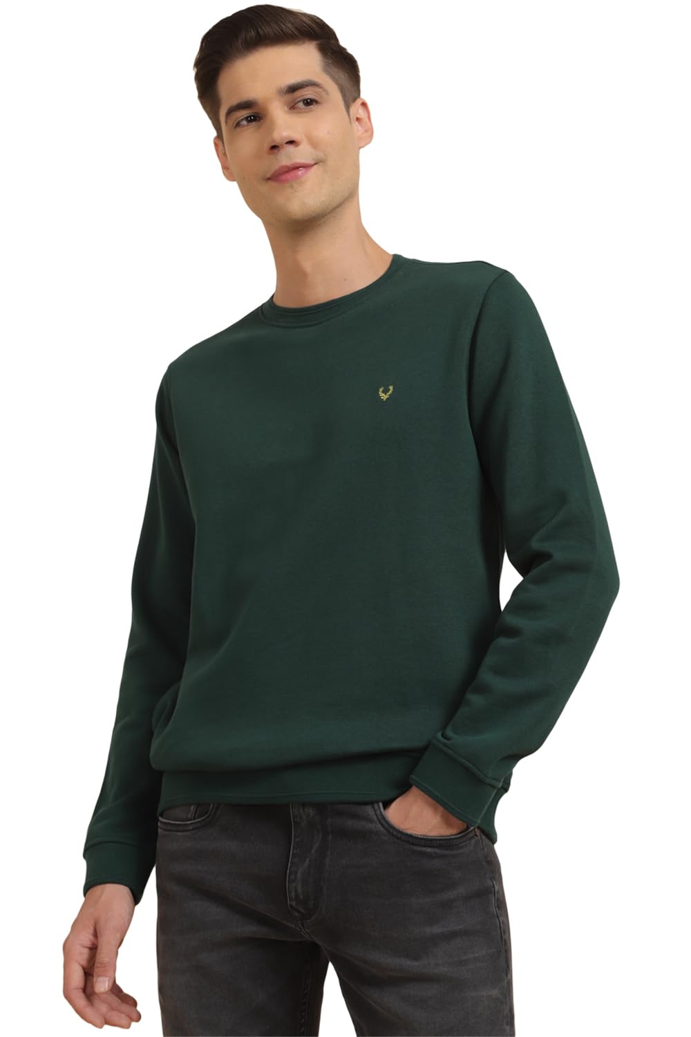 Allen Solly Men Cotton Crew Neck Hoodie