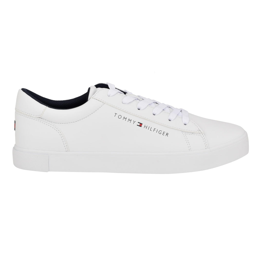 Tommy Hilfiger Men's RIBBY Sneaker, White 140, 8.5