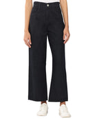 Aarika Girls Casual Wear Black Colour Solid Denim Jeans (9-14 Years)