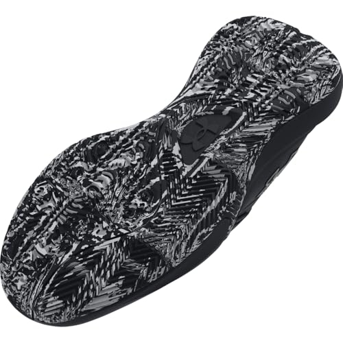 Under Armour Unisex Lockdown 7, (003) Black/Black/Metallic Silver, 10, US