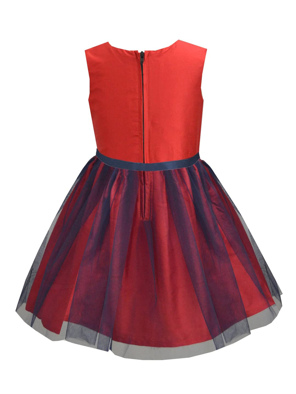 A.T.U.N. (ALL THINGS UBER NICE) Girls Embroidered Birthday Party Frock Dress