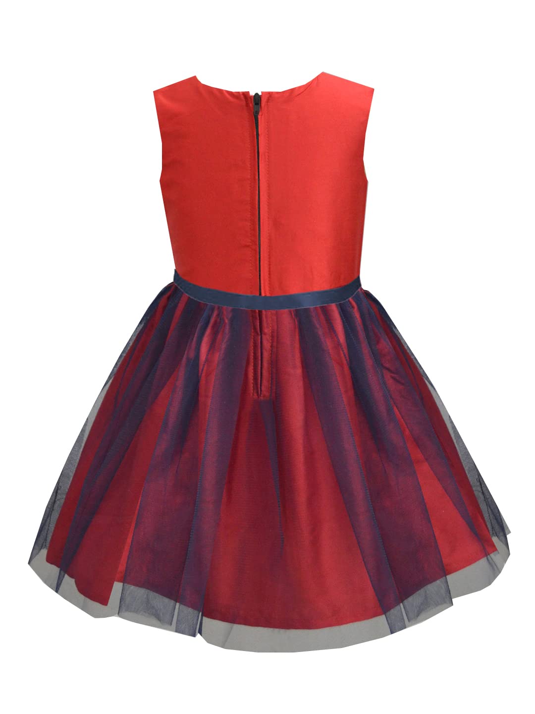 A.T.U.N. (ALL THINGS UBER NICE) Girls Embroidered Birthday Party Frock Dress