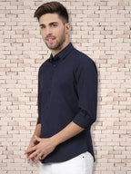 Tee Projekt Cotton Spread Collar Long Sleeve Shirt for Men Formal Shirt Casual Men Shirt