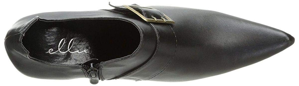 Ellie Shoes 301-HAZEL 3 Heel Witch Shoe, Black PU, 6