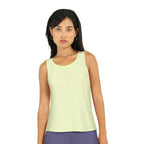 BlissClub Step Up Tank | Two Layer Fabric | Modal-Polyester | Sleeveless | Sweat-Wicking