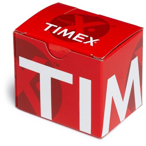 Timex Women's T21693 Essex Avenue Burgundy Croco Pattern Leather Strap Watch