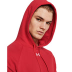 Under Armour Men's Rival Fleece Hoodie, (601) Red / / White, XX-Large