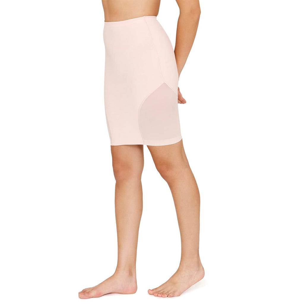 Zivame All Day Short Length Shaping Skirt for Women - Sepia Rose