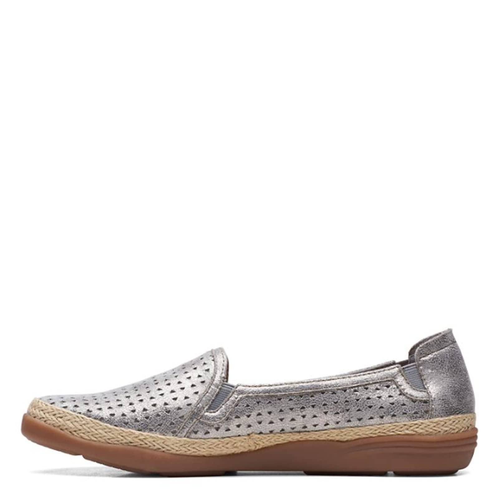 Clarks Elaina Ruby Womens Slip On 12 2AN US Pewter