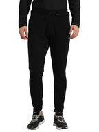 Turtle Men Knitted Solid Slim Fit Black Joggers