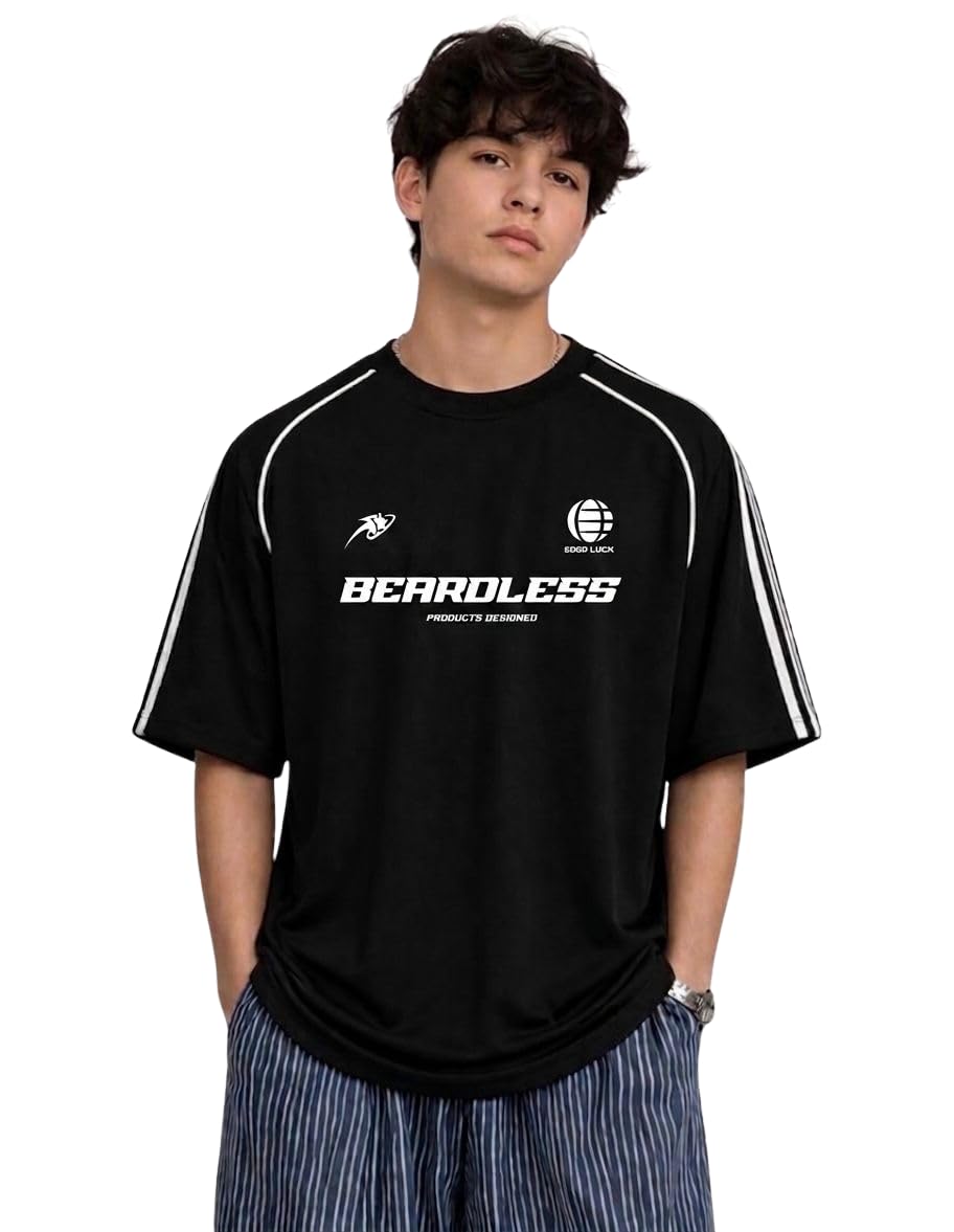 Moyzikh Printed MenS Polycotton Relax Fit Round Neck TShirt | Half Sleeve Solid Casual & Gym Wear Comfortable Regular TShirt B