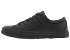 Genuine Grip 270-6M Mens Slip-Resistant Retro Lace-up Work Shoes  Black - Size 6