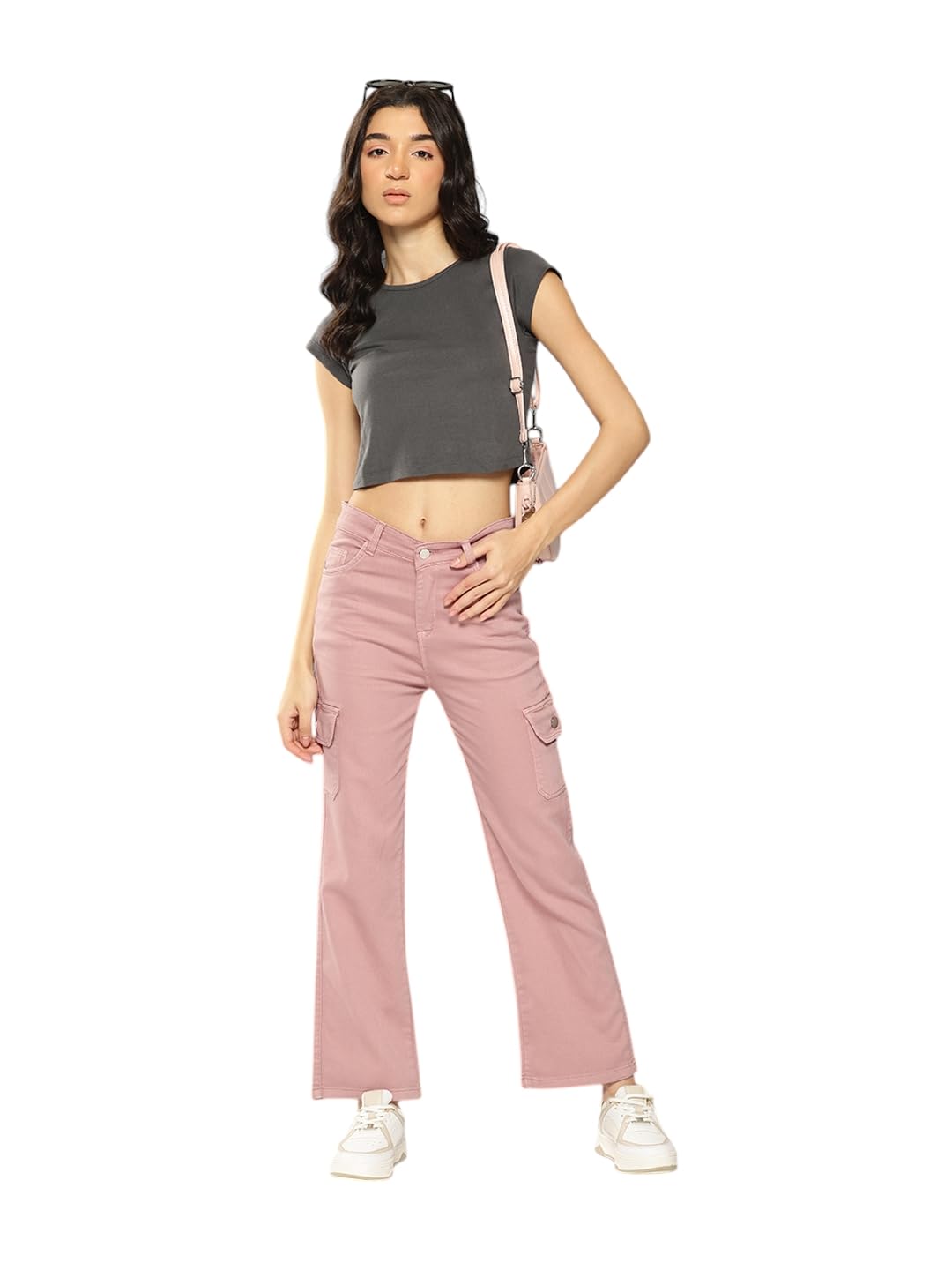 Aarika Womens Casual Pink Colour Solid Denim Jeans-(28-32)-(DN-PANT-W-AD-1649-PINK-32)