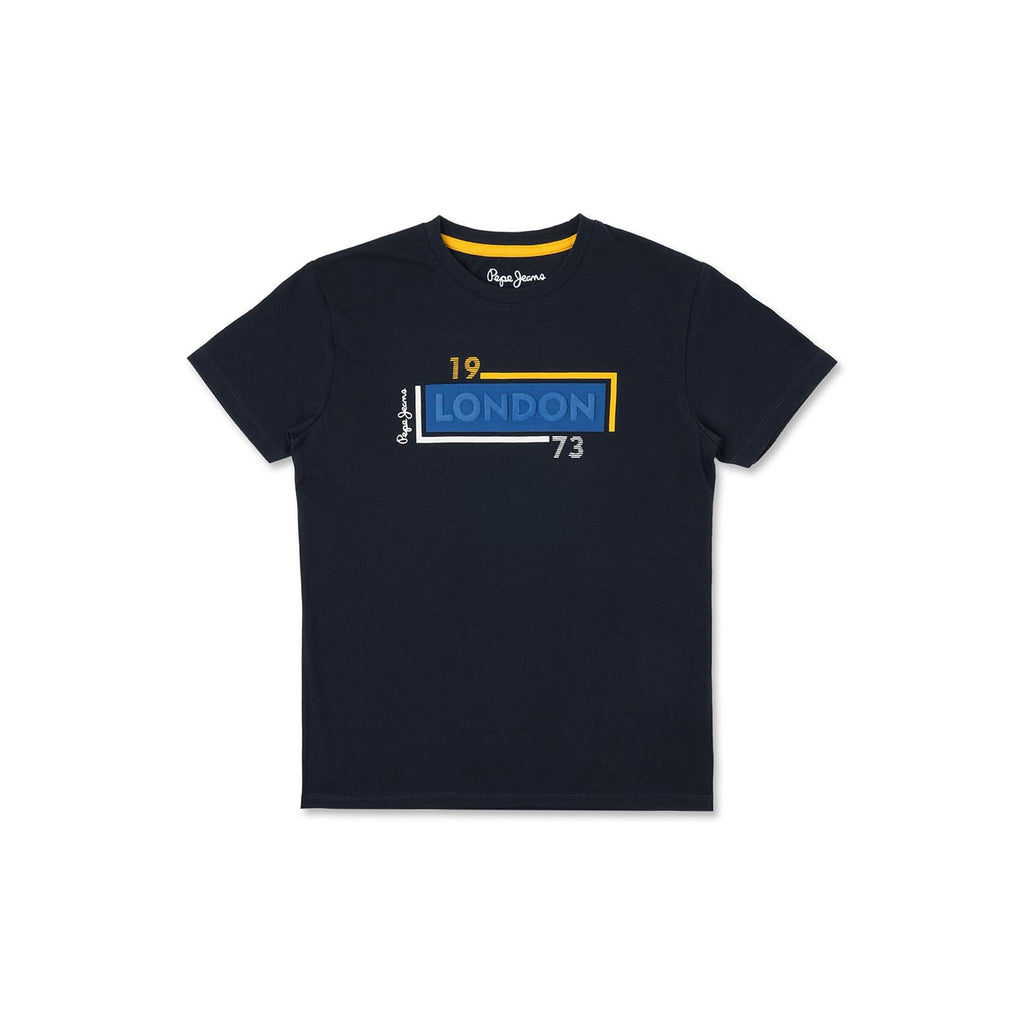 Pepe Jeans BoyS Letter Print Regular Fit T-Shirt