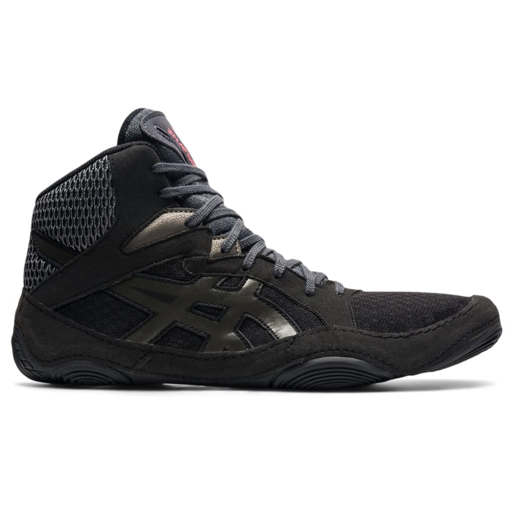 ASICS Men's Snapdown 3 Wrestling Shoes, 10.5, Black/Gunmetal