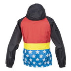 DC Wonder Woman Womens Zip Raincoat Hooded Jacket | X-Large
