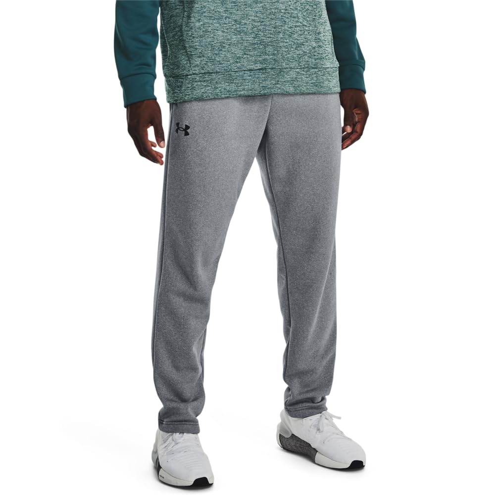 Under Armour Men's Armour Fleece Pants, (012) Pitch Gray Light Heather / / Black, 4X-Large
