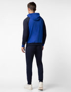 FYLTR Mens Colourblock Hoodie & Jogger Casual Co-ord Set - Raglan Sleeve Detail | Utility Side Pockets | Full Sleeve